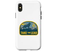 Take The Lead Cub Scout Wolf Pack Akela Outdoor Badge Coque pour iPhone X/XS