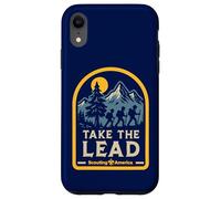 Take The Lead Scouting America Hiking Cub Scouts BSA Coque pour iPhone XR