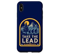 Take The Lead Scouting America Hiking Cub Scouts BSA Coque pour iPhone XS Max