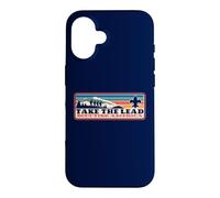 Take The Lead! Vintage Scouting Hiking 90s Vibe Logo Coque pour iPhone 16