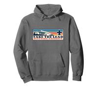 Take The Lead! Vintage Scouting Hiking 90s Vibe Logo Sweat à Capuche