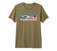 Take The Lead! Vintage Scouting Hiking 90s Vibe Logo T-Shirt Haut de Gamme