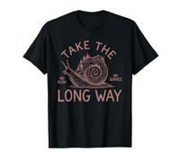 Take The Long Way Escargot randonnée en Plein air Escalade T-Shirt