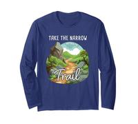 Take The Narrow Trail - Matthew 7:14 Christian Faith Camping Manche Longue