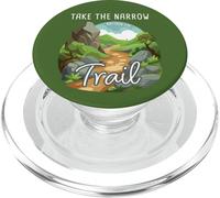 Take The Narrow Trail - Matthew 7:14 Christian Faith Camping PopSockets PopGrip pour MagSafe