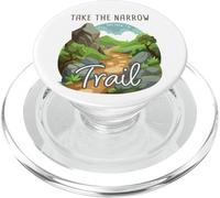 Take The Narrow Trail - Matthew 7:14 Christian Faith Camping PopSockets PopGrip pour MagSafe