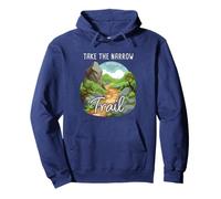 Take The Narrow Trail - Matthew 7:14 Christian Faith Camping Sweat à Capuche