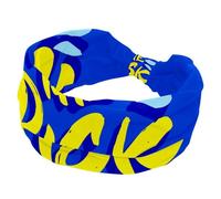 Take the Risk Bandeau large pour femme Bleu Turban doux Bandeau antidérapant Bandeau élastique Sudation Yoga Entraînement Bandeau Cross Knotted Hairwrap Bandana