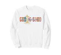 Take The Time Croix colorée Racines chrétiennes Foi Sweatshirt