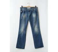 take two jeans femme de couleur bleu