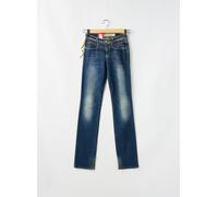 take two jeans femme de couleur bleu