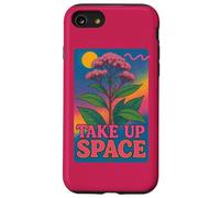 Take Up Space Bold Feminist Empowerment Citation Coque pour iPhone SE (2020) / 7/8