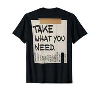 Take What You Need X Alcool Wine Beer Spritz... - Backprint T-Shirt