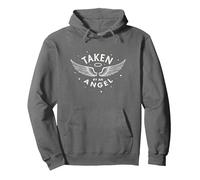 Taken by an Angel : Celestial Wings, J'adore ma Copine Sweat à Capuche, Unisexe pour Adultes, Asphalte, S