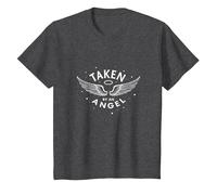 Taken by an Angel : Celestial Wings, J'adore ma Copine T-Shirt, Enfant, Chiné Foncé, 2 Ans
