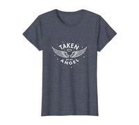 Taken by an Angel : Celestial Wings, J'adore ma Copine T-Shirt, Femme, Bleu Chiné, XS