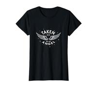 Taken by an Angel : Celestial Wings, J'adore ma Copine T-Shirt, Femme, Noir, L
