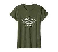 Taken by an Angel : Celestial Wings, J'adore ma Copine T-Shirt, Femme, Olive, XXL