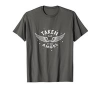 Taken by an Angel : Celestial Wings, J'adore ma Copine T-Shirt, Homme, Asphalte, L