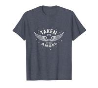 Taken by an Angel : Celestial Wings, J'adore ma Copine T-Shirt, Homme, Bleu Chiné, M
