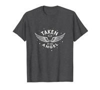 Taken by an Angel : Celestial Wings, J'adore ma Copine T-Shirt, Homme, Chiné Foncé, XL