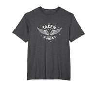 Taken by an Angel : Celestial Wings, J'adore ma Copine T-Shirt, Homme Grandes Tailles, Chiné Foncé, 4X Tall