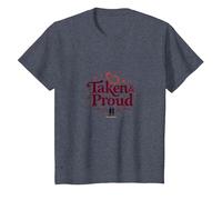 Taken & Proud I Heart My Girlfriend Romantique Saint-Valentin T-Shirt, Enfant, Bleu Chiné, 2 Ans