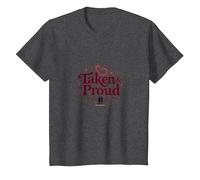 Taken & Proud I Heart My Girlfriend Romantique Saint-Valentin T-Shirt, Enfant, Chiné Foncé, 2 Ans
