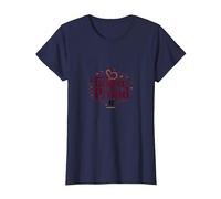 Taken & Proud I Heart My Girlfriend Romantique Saint-Valentin T-Shirt, Femme, Bleu Marine, 3XL