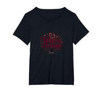 Taken & Proud I Heart My Girlfriend Romantique Saint-Valentin T-Shirt, Femme Grandes Tailles, Noir, 3X