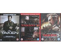 Taken Trilogy EXTENDED HARDER CUT ultimate complete dvd collection Taken + Taken 2 + Taken 3