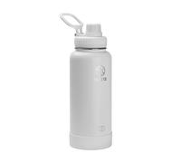 TAKEYA 51022 Actives Bouteille d'eau isotherme en acier inoxydable avec couvercle à bec verseur, qualité alimentaire 18/8, arctique