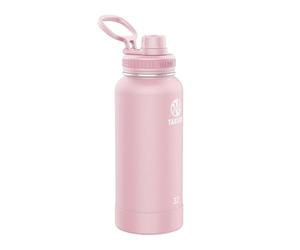 Takeya 51035 Actives Bouteille d'eau isotherme en acier inoxydable avec couvercle à bec verseur, 907,2 g, Blush