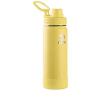 TAKEYA 51159 Actives Bouteille d'eau isotherme en acier inoxydable avec couvercle à bec verseur Canari