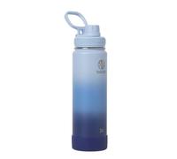 Takeya Actives Bouteille d'eau avec couvercle à bec verseur - Bouteille avec double isolation en acier inoxydable - Passe au lave-vaisselle et sans BPA - Bouteille avec couvercle à bec verseur et