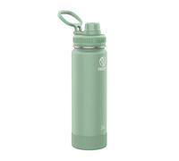 Takeya Actives Bouteille d'eau isotherme en acier inoxydable de 710 ml avec couvercle à bec verseur, de qualité supérieure, concombre