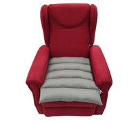 TAKIMED Coussin à cinq sections en fibre creuse siliconée, coussin anti-escarres, coussin orthopédique pour fauteuil, coussin pour fauteuil produit artisanal fabriqué en Italie. (gris)