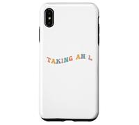 Taking an L Funny Gen Z Slang Teen Adolescent Echec Perte Défaite Coque pour iPhone XS Max