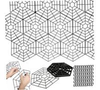 Takingup 20 pièces/Ensemble Filet d'étang, Couverture de Protection d'étang hexagonale Accessoires de Protection Filet en Nylon Flottant pour résister aux Corbeaux des hérons, Couverture