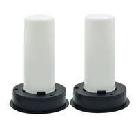 Takingup Boîte de Batterie de Flamme Bougie décorative d'atmosphère Dessus Remplacement lumière Solaire 2 pièces pour la fête Camping Patio Jardin, pièces lumière Solaire remplace