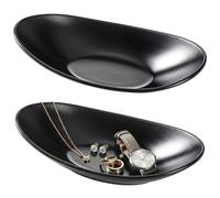 Takingup Bol porte-clés, lot de 2 bols d'entrée à finition mate lisse pour organiser les clés, les bijoux et les pièces de monnaie, fourre-tout pour table couloir