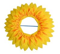 Takingup Couvre-chef tournesol, accessoires de performance amusants, capuche pour fête de danse, festival, enfants et adolescents, couvre-chef tournesol