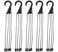 Takingup Crochets de Panier Suspendu 5 pièces chaîne de Panier Suspendu en Plastique 17, 7 Pouces avec 4 Crochets pour Pot Fleur mangeoires à Oiseaux lanternes - Chaîne