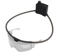 Takingup Désembueur de Lunettes avec Ventilateur réglable, système Anti-buée pour Lunettes, Airsoft avec kit de Ventilateur pour, Ski - Airsoft Anti-buée
