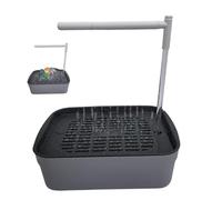Takingup Douche à Oiseaux, Bain Automatique pour perroquets alimenté par USB avec Circulation d'eau, Douche à Oiseaux sûre pour perroquets, perruches et Petits - Bain pour Cage