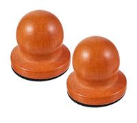 Takingup Ensemble de Limes à Ongles pour Chien, 2 pièces, broyeur à Ongles Rond en Bois avec 6 disques remplaçables pour Un toilettage sûr et sans Stress des Animaux de Compagnie