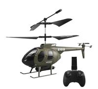 Takingup Hélicoptère RC avec caméra HD 6 canaux 2, 4 GHz 350 mAh Télécommande Pendant 15 Minutes de vol Assemblage Facile ABS Vert armée pour Enfants - Hélicoptère RC