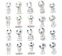 Takingup Mini figurines extraterrestres, 20 pièces, brille dans la nuit, petit jouet, 10 Styles, figurines en résine, cadeaux de fête pour enfants