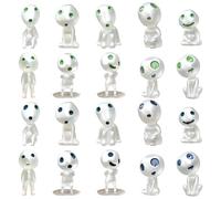 Takingup Mini Figurines extraterrestres, 20 pièces, Brille dans la Nuit, Petit Jouet, 10 Styles, Figurines en résine, Cadeaux de fête pour Enfants, Jouet
