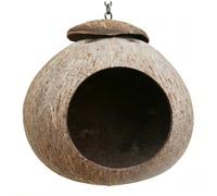 Takingup Nid d'oiseau Suspendu en Noix de, nichoir Confortable pour perruches, perruches, Petits Oiseaux, Reproduction, Jeu de Repos, nid d'oiseau en Noix